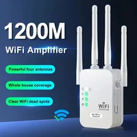 Repetidor WiFi de doble banda 5G, 2,4G, 300Mbps, 1200Mbps, extensor inalámbrico, amplificador de red, enrutador WiFi de señal de largo alcance