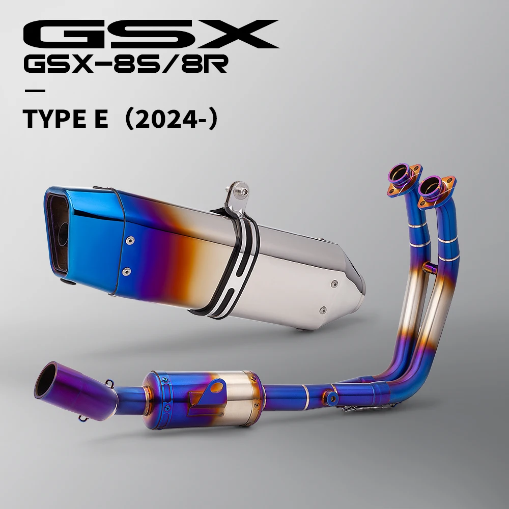 

motorcycle Exhaust system For GSX 8S GSX8S GSX-8S GSX8R 2022-2025 Motorcycle Accessories