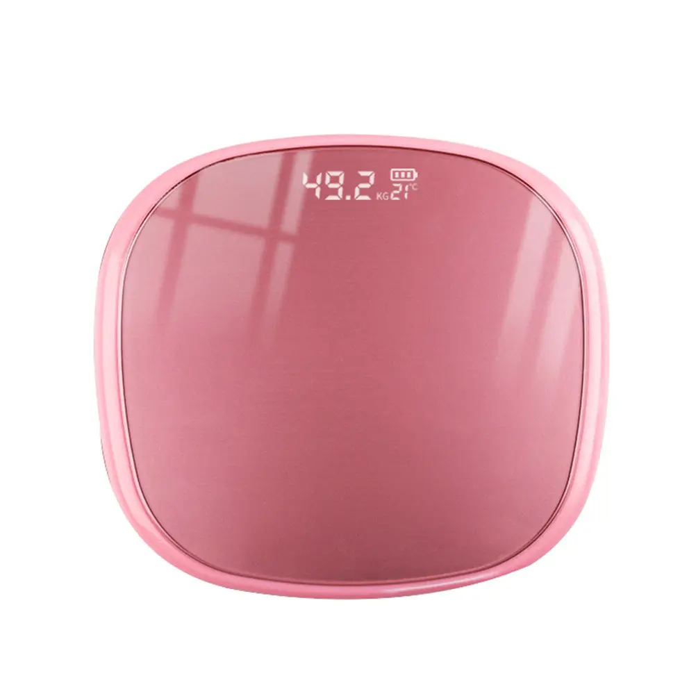 1Pcs Fat Scale Made of Tempered Glass Edge Design Accurate Weight Body Composition Measurement Fitness Weight Loss