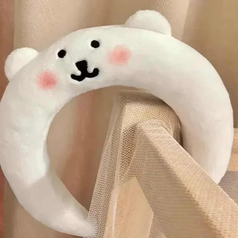 Bear Headband Cartoon Little Eight Face Wash Hair Accessories Cartoon Plush Sponge Cute Three Dimensional Headdress