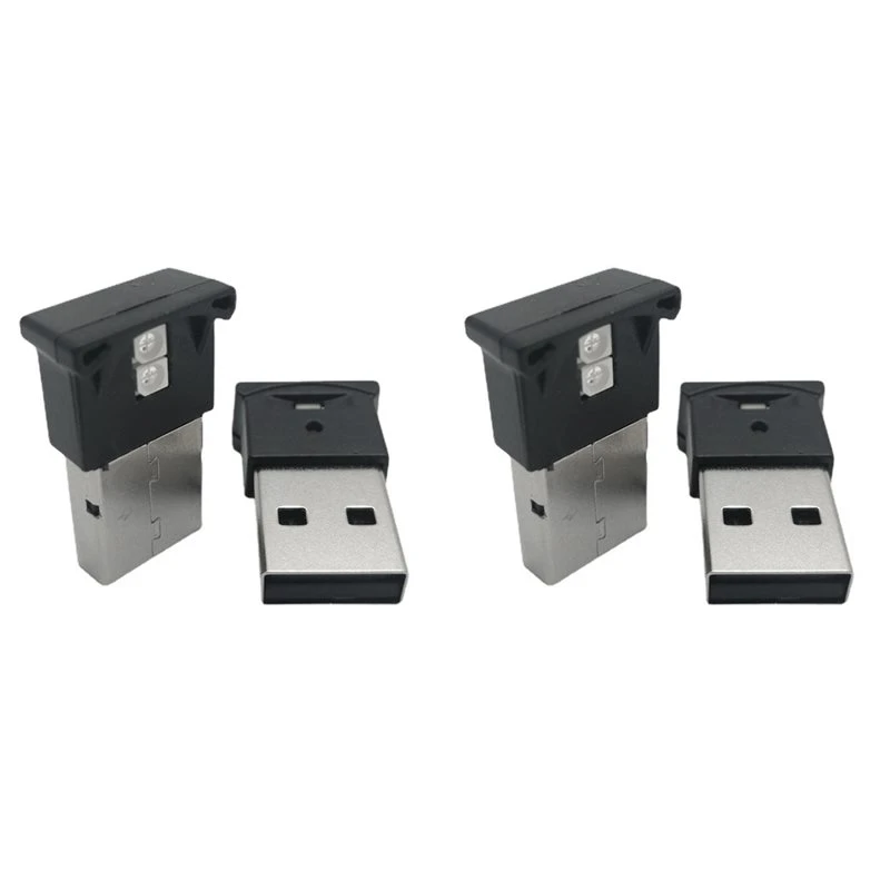 NEW HOT in Stock-4Pcs Universal Mini USB LED Car Light Auto Interior Atmosphere Light Colorful Decorative Lamp Car Accessories