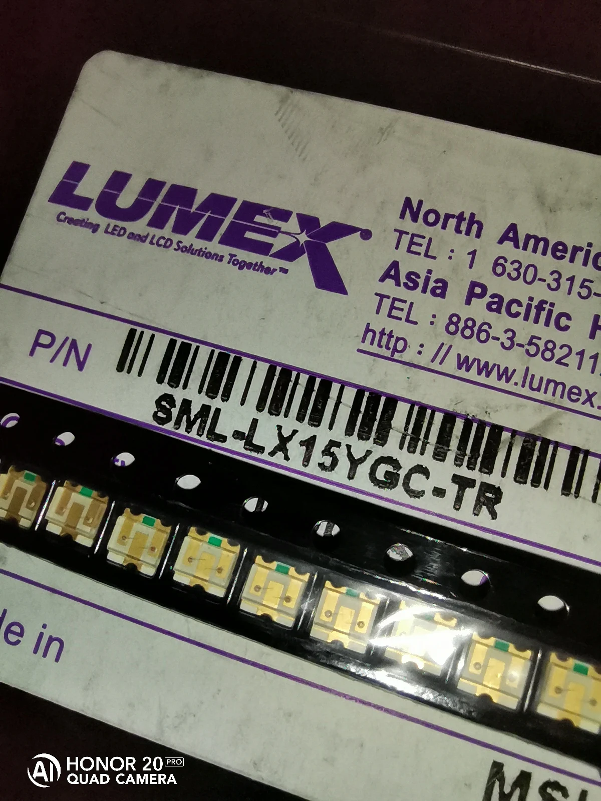 

50Pcs/SML-LX15YGC-TR SOT23 3030 yellow plain green two-color 3-pin, high-brightness LED