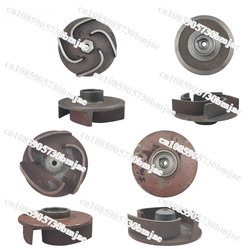 170F Cast Iron Water Pump Impeller Self-priming Pump Water Impeller For Gasoline Engine Sewage Pump Blade Centrifugal