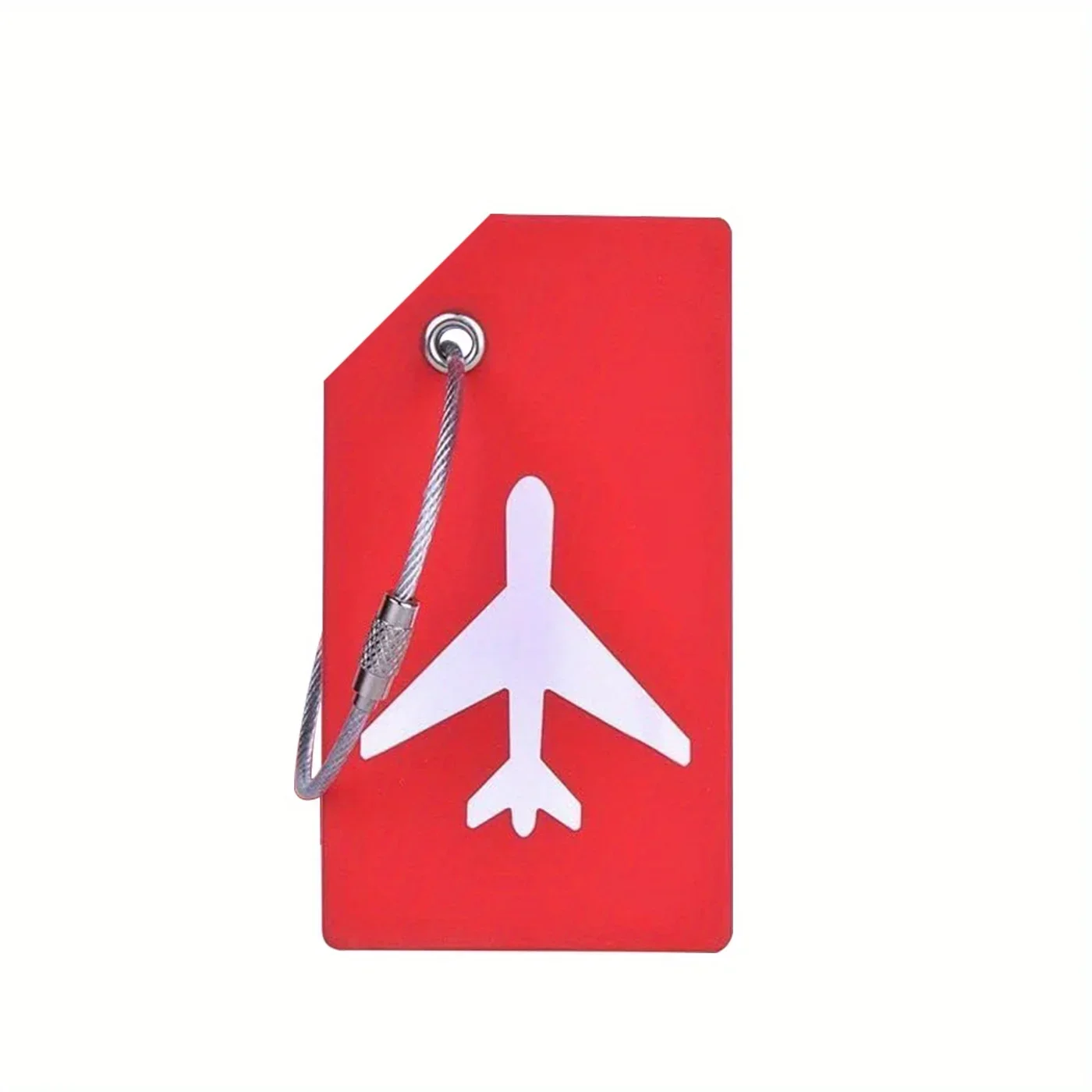 1pc/5pcs Silicone Luggage Tag with Name ID Card Simple Luggage Tag Travel Accessories Bag Tags for Luggage Plastic Tag