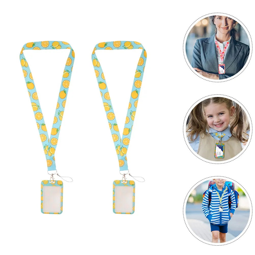 

2 комплекта держателей для бейджей с изящным узором и защитным чехлом для карт, для работы, учебы, офиса