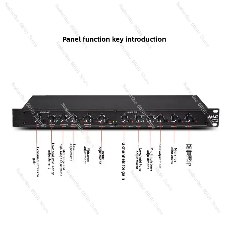 dbx234 dbx 234XL dbx 234 Professional Audio Peripherals Stereo 2/3-way, Mono 4-way 234XL for electronic crossovers and XLRs