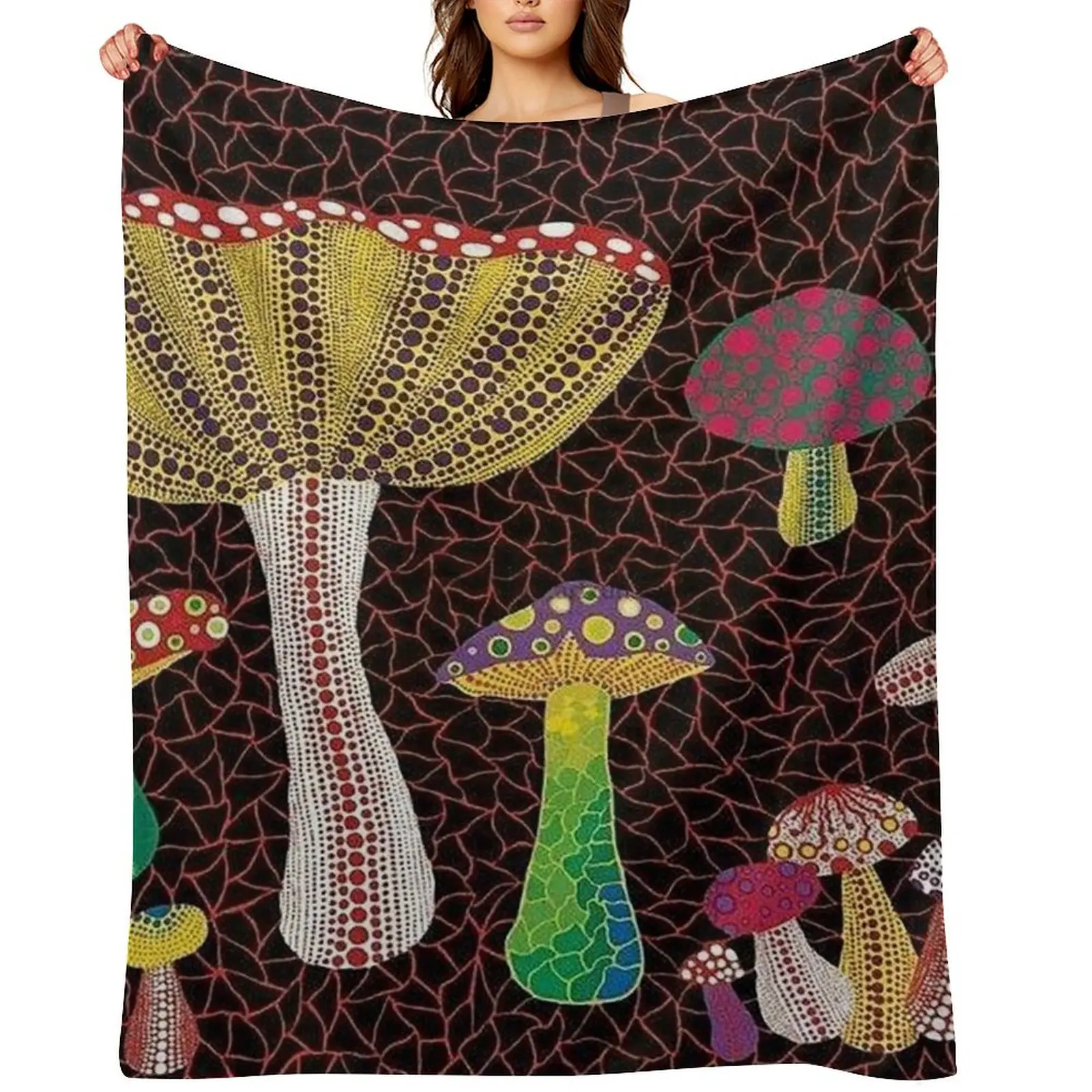 

mashrooms Throw Blanket Fashion Sofas cosplay anime Blankets For Bed christmas decoration Blankets