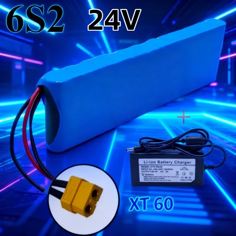 

8000mAh 18650 6S2P 24V Li-ion Rechargeable Battery Pack – High-Capacity Durable Power Accessory for 29.4V Scooter