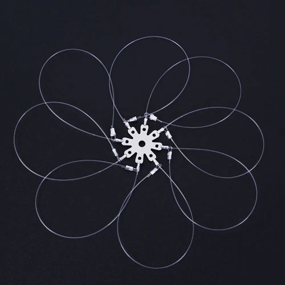 

Stainless Steel Crab Catching Tool Steel Wire Fish Cage 8 Laps Crab Fishing Cages Fishing Tackle Lure Trap Crab Trap