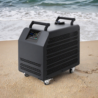 0.8hp Water-Cooled Chiller Ice Bath with WiFi Filter Pump Ice Chiller for Ice Bath 220V