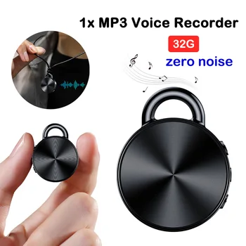 Long recording time Alloy Metal Mini Smart Active Digital Voice Recorder MP3 Music Player