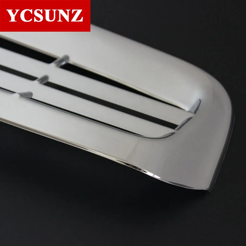 ABS Chrome Small Hood Scoops Outlet Cover For Toyota Hilux Vigo 2011 2012 2013 2014 Car Styling Accessories Double Cabin