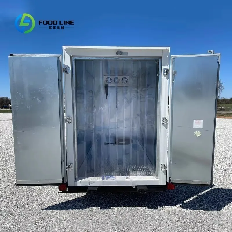 Custom Ice Cream Mobile Refrigerator Truck Trailer Portable Refrigerated Food Trailer for Storing Fresh Food, Shrimp, Vegetables