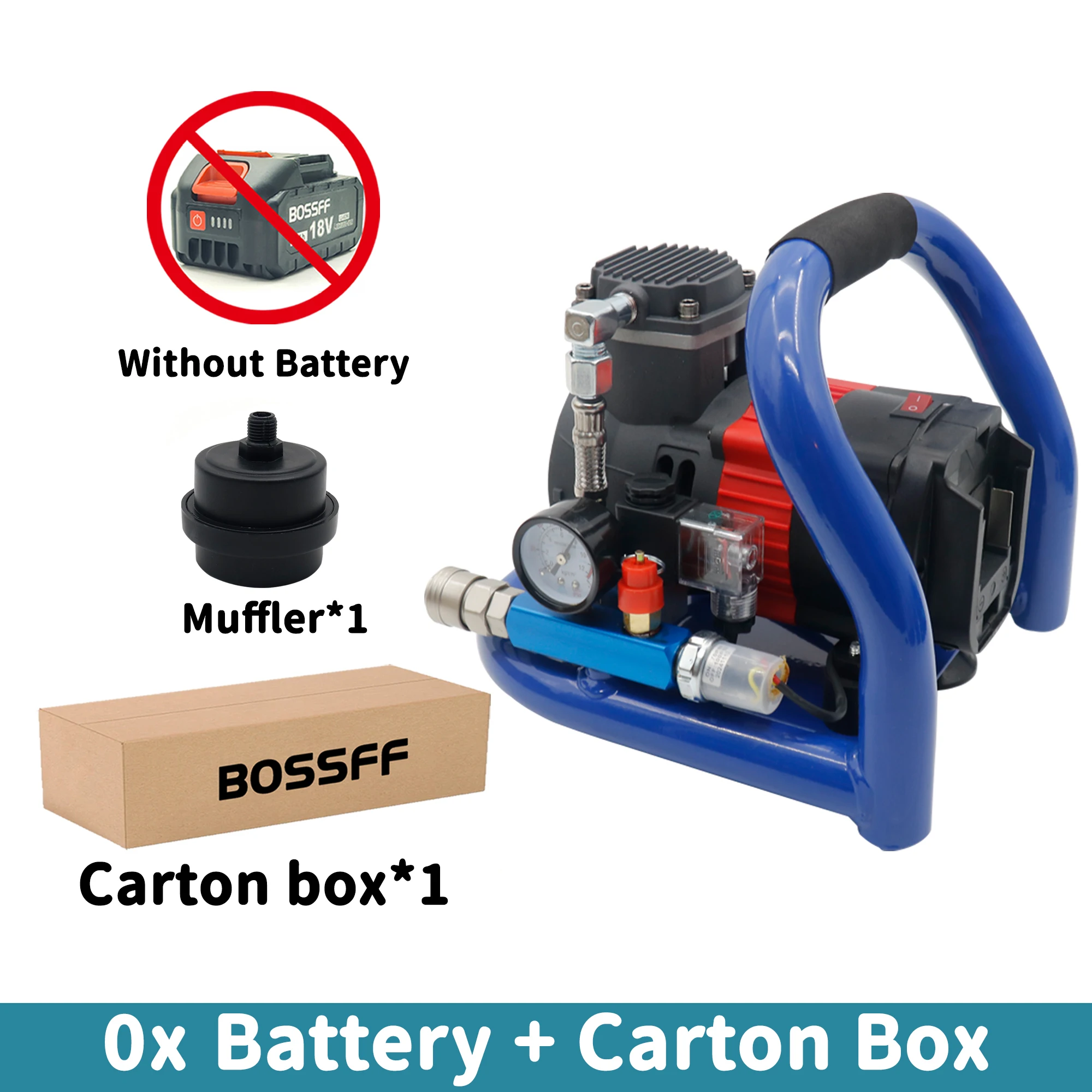 21V Portable Air Compressor with Pressure Gauge Car Tire Pump Cylinder Power System Mini Air Compressor Car Tire Inflation Pump