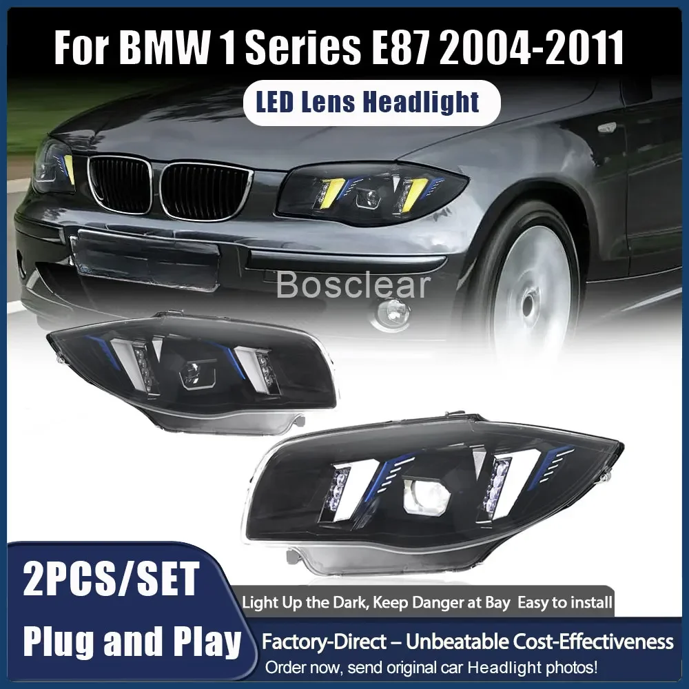 

Head Lamps For BMW 1 Series F20 120i 125i 128i 130i 2004-2011 LED Headlights Assembly Upgrade Dynamic Projector Lens Accessories