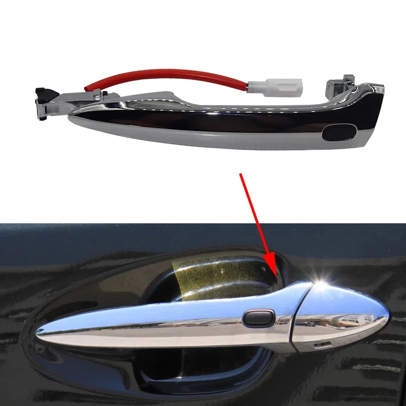 

LHD Exterior Front Door Handle With Smart Sensor for Lexus ES350 ES240 2006-2012 LS460 2007-2017 LS600h 69210-33090 69220-33060