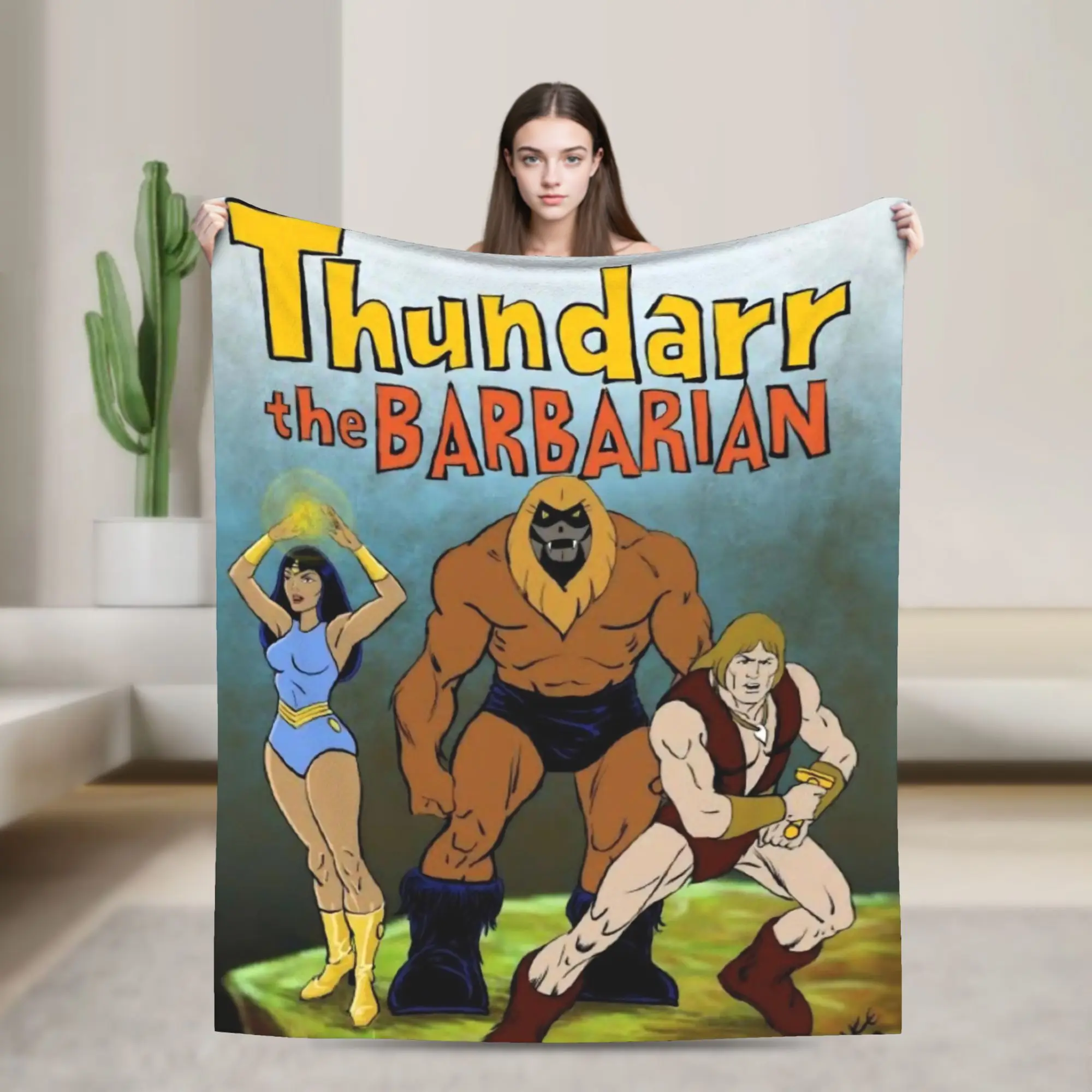 Thundarr The Barbarian Blanket Multi-size Soft and Lightweight  Throw Blankets for Couch Sofa and Bed