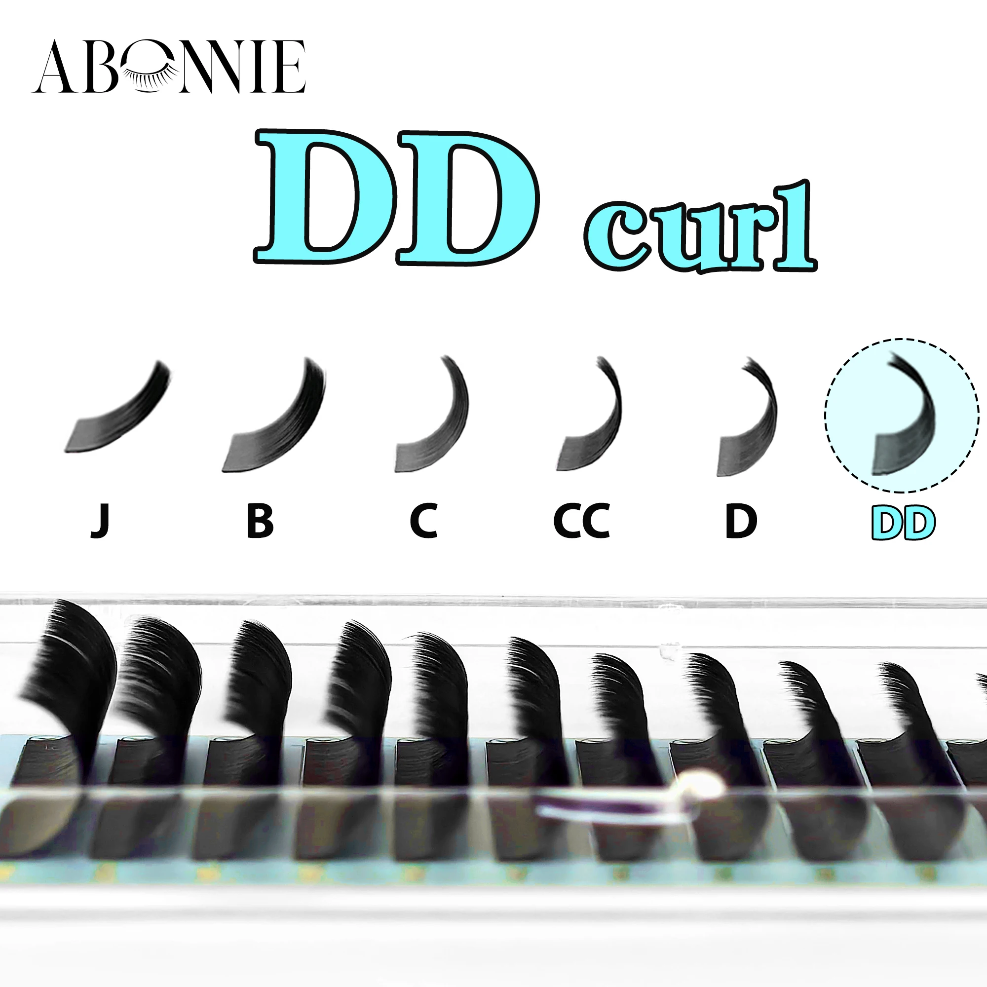 Abonnie LB Curl Lashes Cashmere Classic Wimpernverlängerungen Gemischtes Set LJ Curl Wimpern
