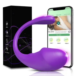 Wireless Bluetooth G Spot Dildo Vibrator for Women APP Remote Control Wear Vibrating Egg Clit Female Vibrating Panties Sex Toys