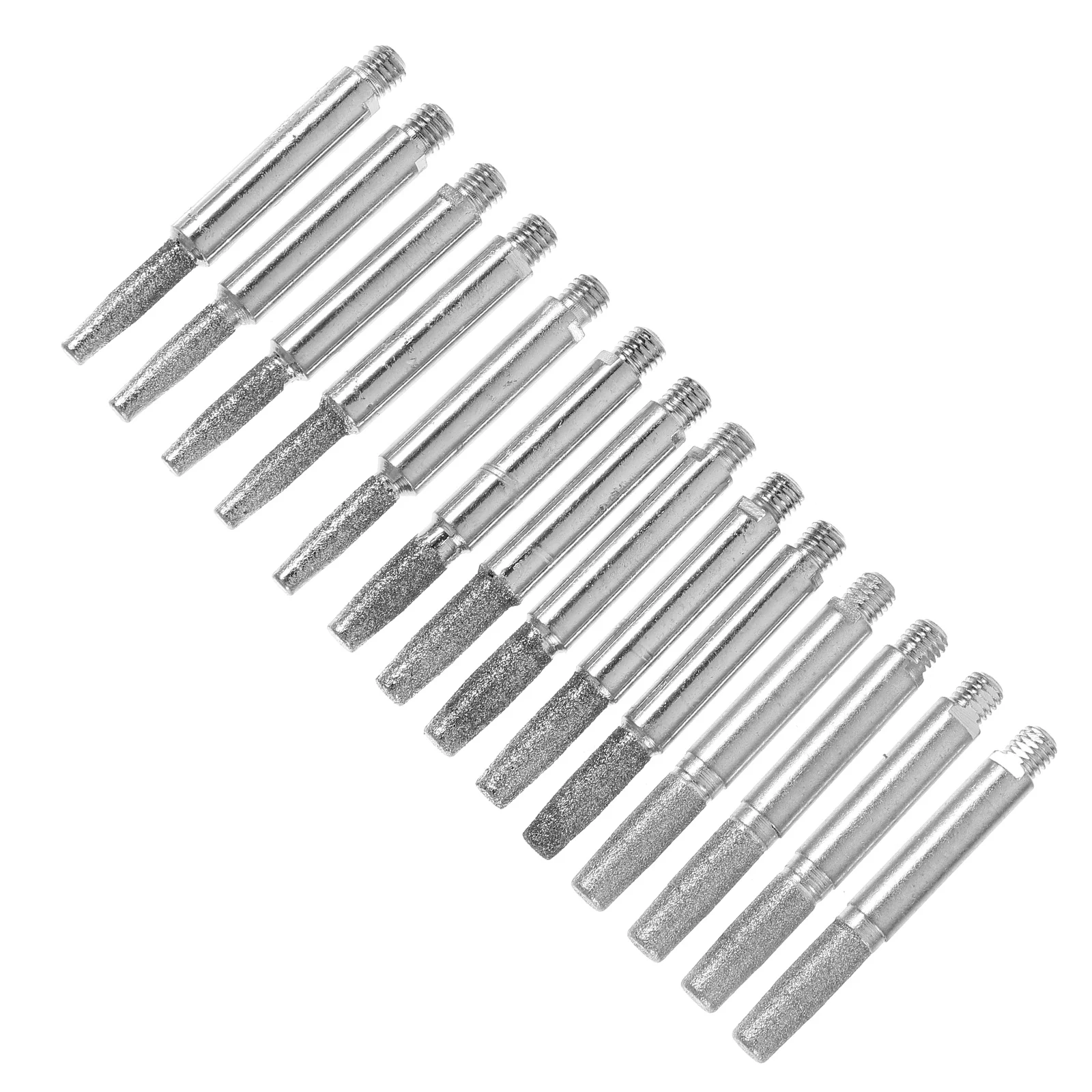 

12pcs Chainsaw 48mm Round Sharpener Tools for Rotary Files Diamond Bits Tool Chainsaw Grinding Bits Grinding Stone Parts