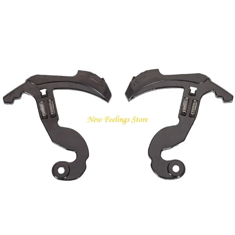 

J6BF Pair Motorcycle Helmets Visors Gear Base Plate Replacement Face Shield Visors Base Easy Installation Helmets Accessories