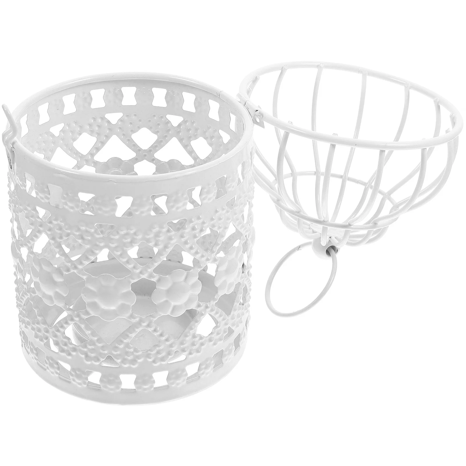 

Metal Birdcage Holder Small Decorative Tealight Hanging Lantern Home Wedding Party Table Centerpiece Iron Candlestick