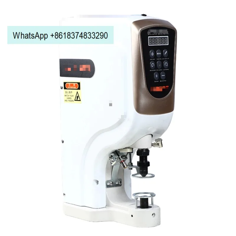 Nailing machine Fully automatic 818 electric, brain quadruple gas eye big white button punch
