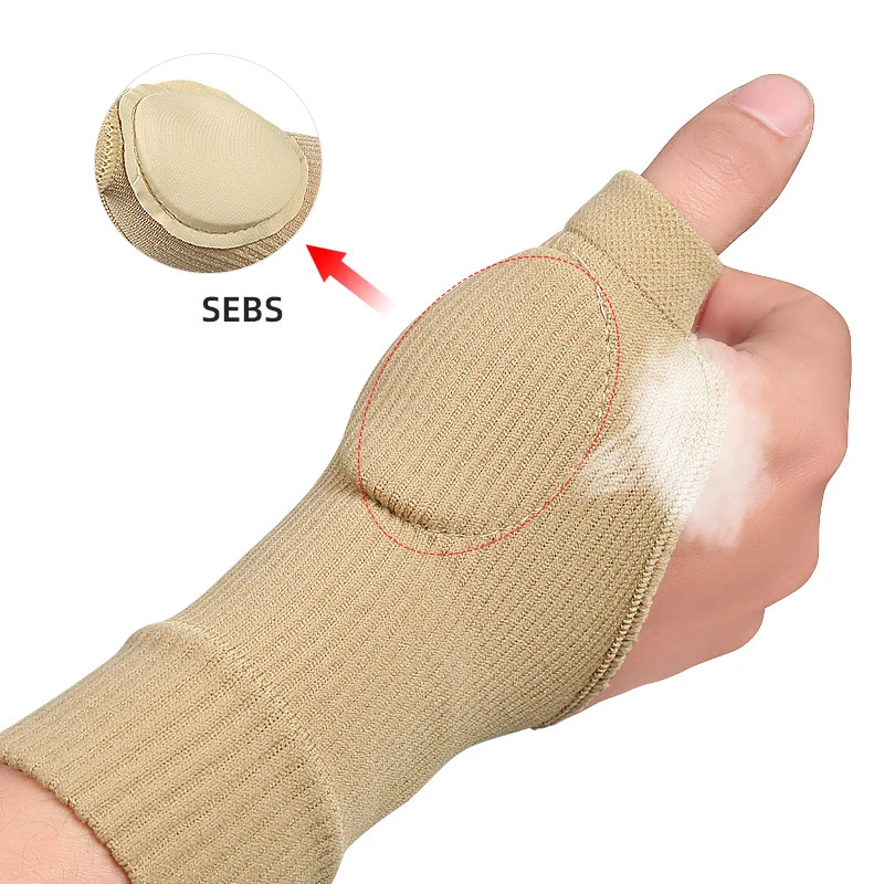 Compression Wrist Thumb Band Belt Carpal Tunnel Hands Wrist Support Brace Strap Sleeve Golf Tenosynovitis Arthritis Gloves