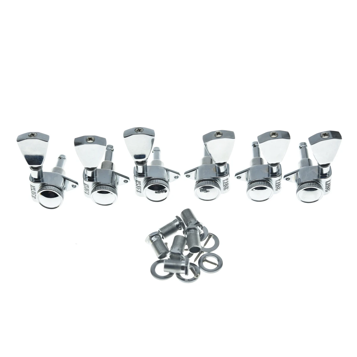 3x3 Guitar Locking Tuners 21:1 Locking Tuning Keys bTuning Machine Heads Keystone Handle for Acoustic/LP Les Paul/SG/ES Guitars