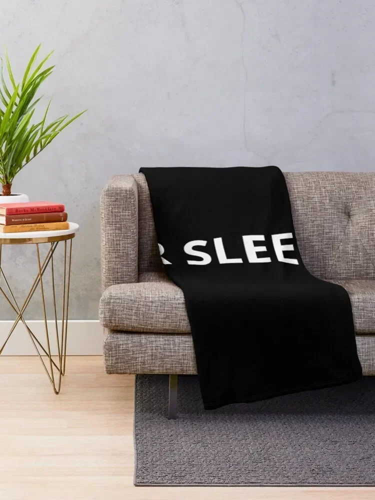 For Sleeping Quotation Marks White Throw Blanket Sofa Throw Softest heavy to sleep Winter beds Blankets