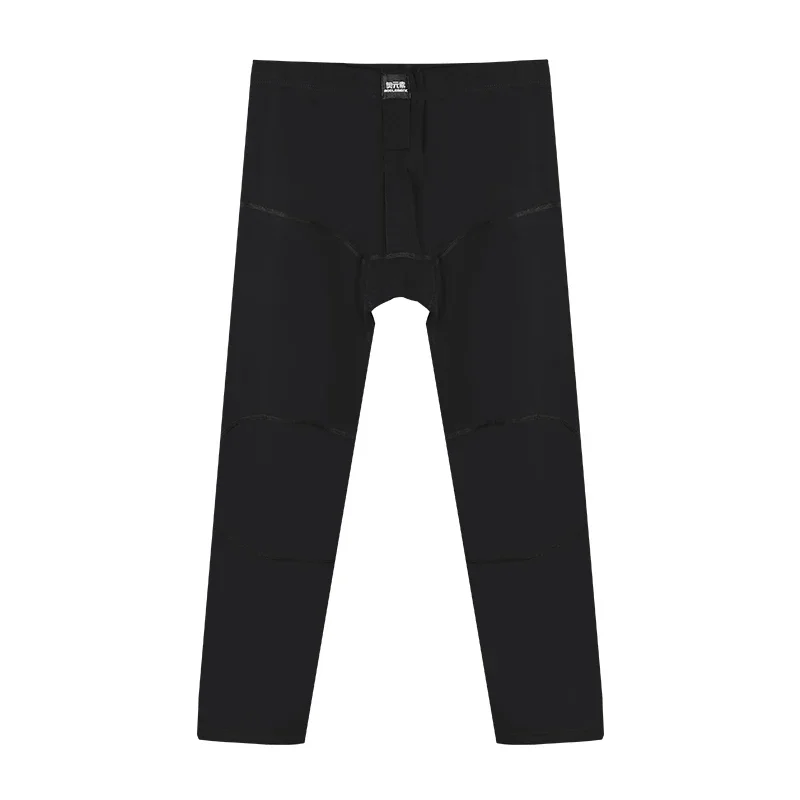 Men's autumn and winter thickened fleece pants cotton pants youth slim-fitting leggings single-piece long johns thermal pants