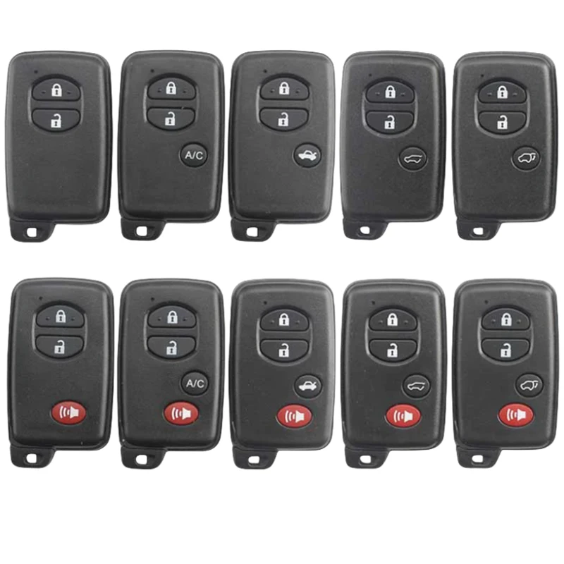 

OEM сменный чехол для ключей без ключа, чехол для смарт-ключа для Toyota Camry Avalon Reiz Rav4 Previa Corolla Highlander Landcruiser
