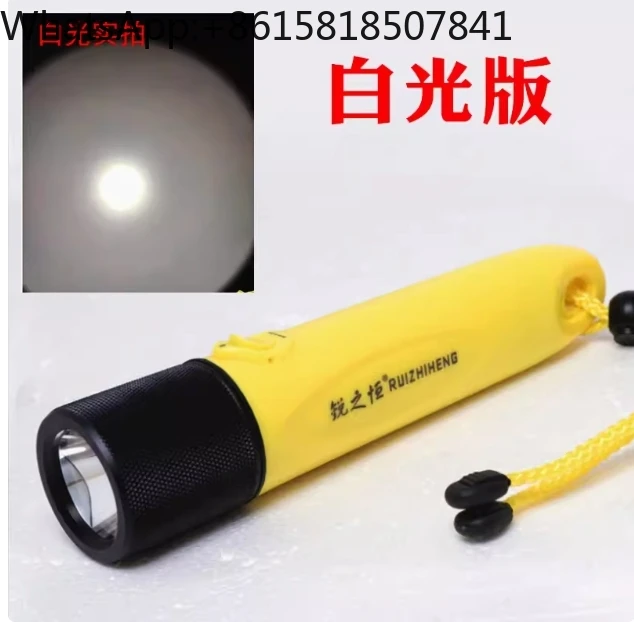 

RZH H9 Professional Diving Light 1600 Lumen 10400mAh AC Rechargeable Flashlight LED IP68 Waterproof Torch,7 Hours Working Time