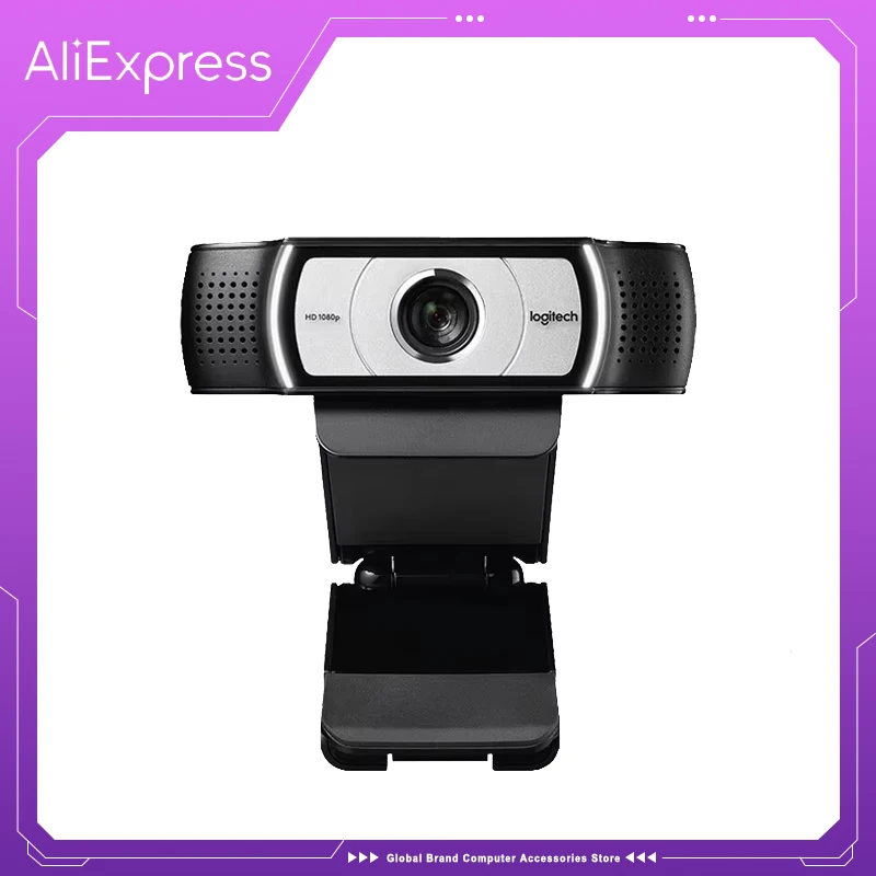 

Оригинальная веб-камера Logitech C930c HD 1080P с объективом Zeiss, USB-видеокамера, 4-кратная камера с цифровым зумом для компьютера