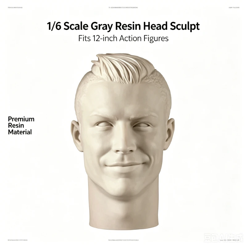 

1/6 Resin Model Assembly Kit, Suitable for 12 Inch, Character Model Statues, Grey Resin, Unpainted
