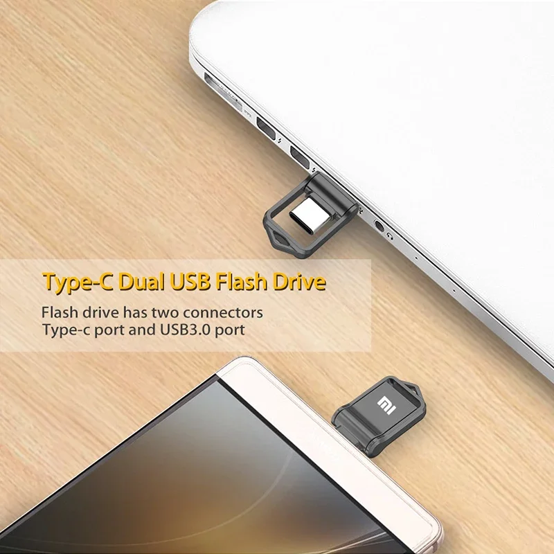 Xiaomi-memoria USB 3,0 Flash U Drive de alta velocidad, pendrive de 2TB, interfaz USB tipo C, memoria Flash de doble uso para teléfono móvil y