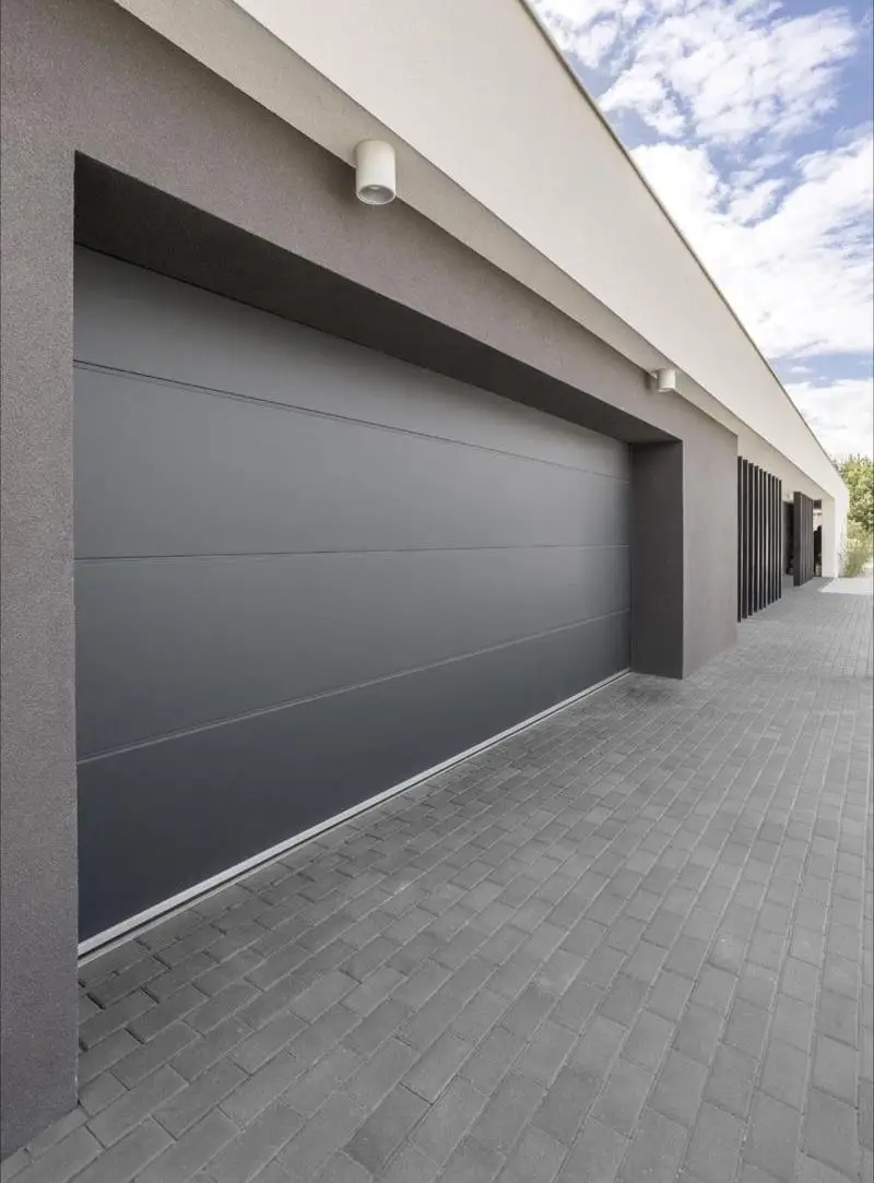 DN Wholesale Door S for Home Sectional Temper Glass Full View Garage Door Aluminum Alloy Garage Door Niestandardowy kolor i rozmiar