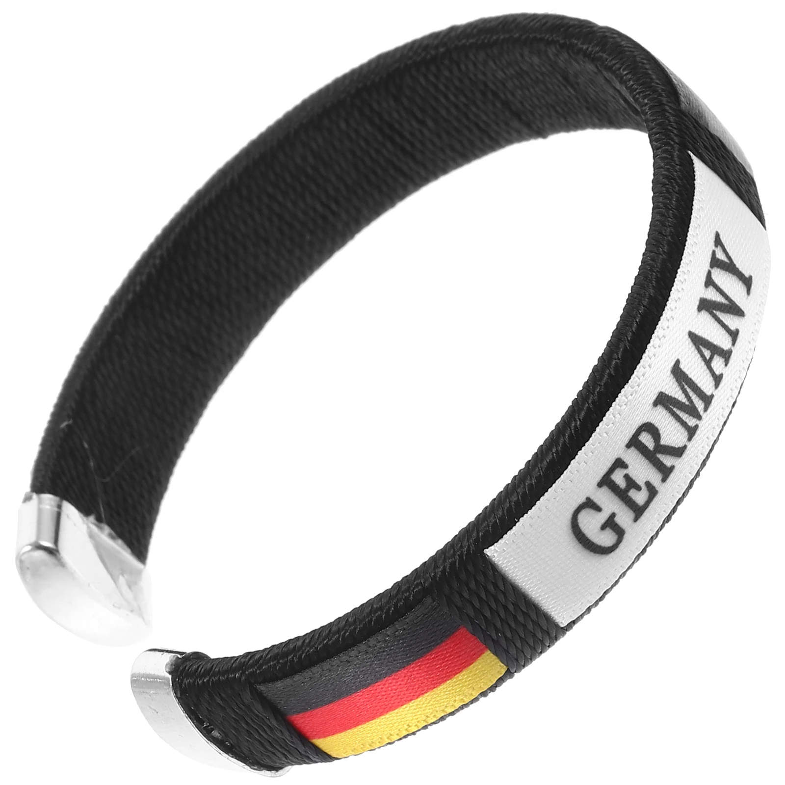

Fan Bracelet Soccer Charm Bracelets Game Wristband Webbing Ribbon Flag Football Play Wristbands Sports