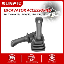 excavator accessories For Yanmar 15/17/20/30/35/55/80/85 Excavator kit joystick handle rubber dust cover-joystick high quality