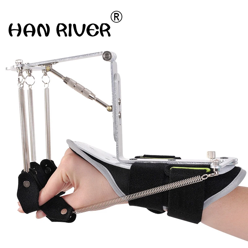 

Hand physiotherapy rehabilitation equipment Dynamic wrist and finger orthosis for patient tendon repair H0158