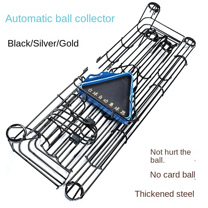 Standard black for automatic return track of billiard table ball collector