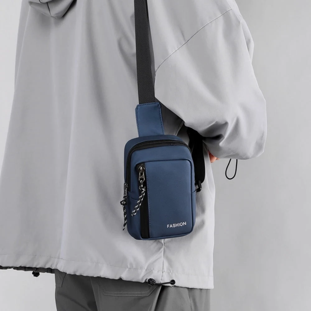 Crossbody Bag Men, Shoulder Bag Casual Travel Outdoor Nylon Crossbody Large Capacity Multifunctional Street Men Bag Mens Bags