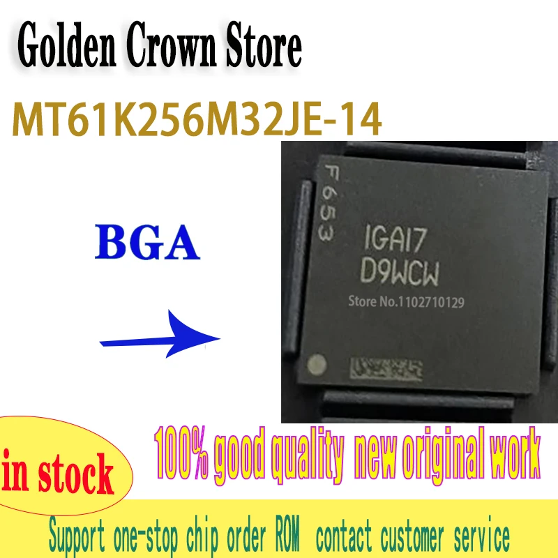 MT61K256M32JE-14:A D9WCW BGA New Original Chip IC    in stock 1pcs/lot