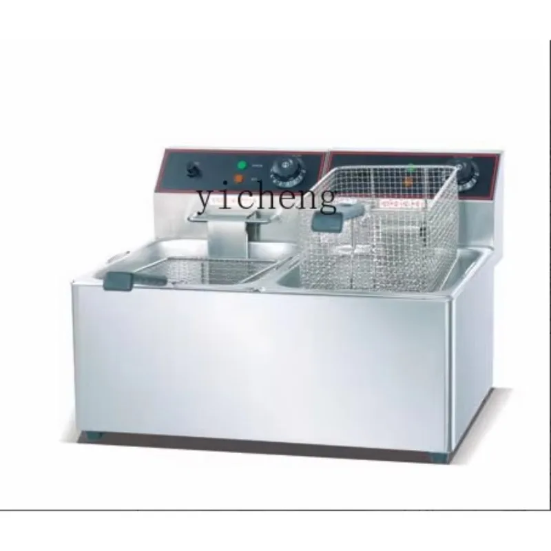 

Electric Fryer for Chicken Fillets and Wings, Commercial Stall Oil Fryer