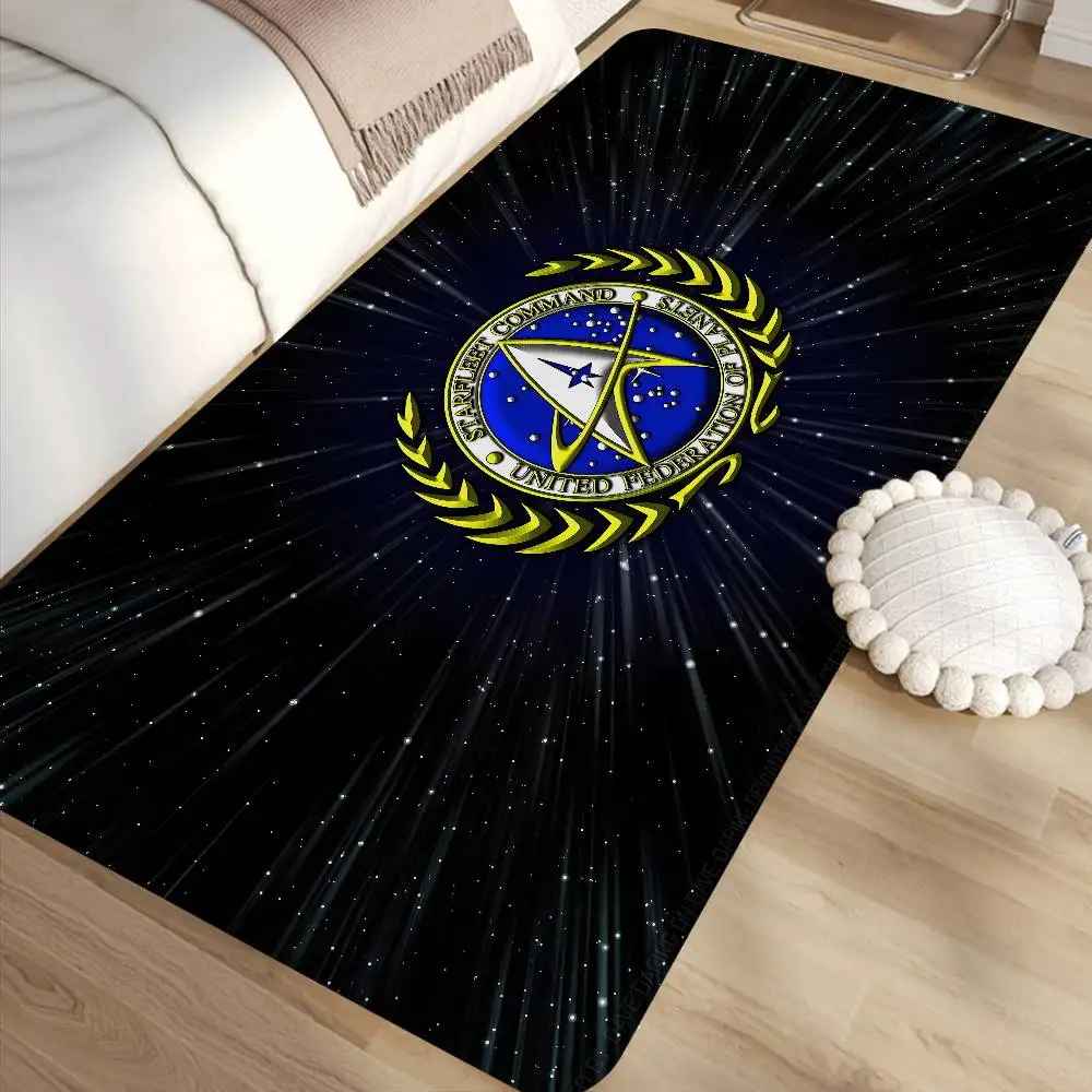 S-Star T-Trek Door Mat Washable Non-Slip Living Room Sofa Chairs Area Mat Kitchen Welcome Doormat