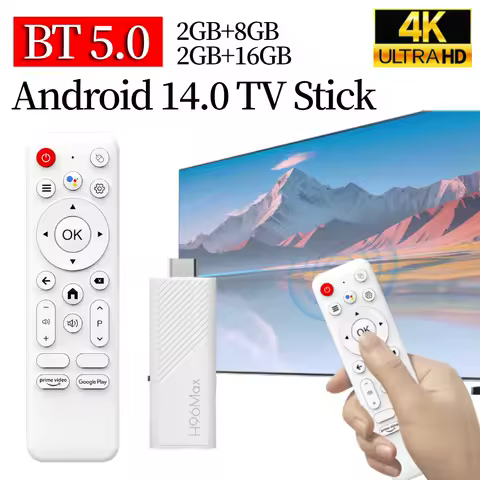Android 14.0 TV Stick 4K Smart TV Box 2GB 8GB/2GB 16GB Set Top Box Allwinner H313 Quad Core Mini TV Stick with Remote