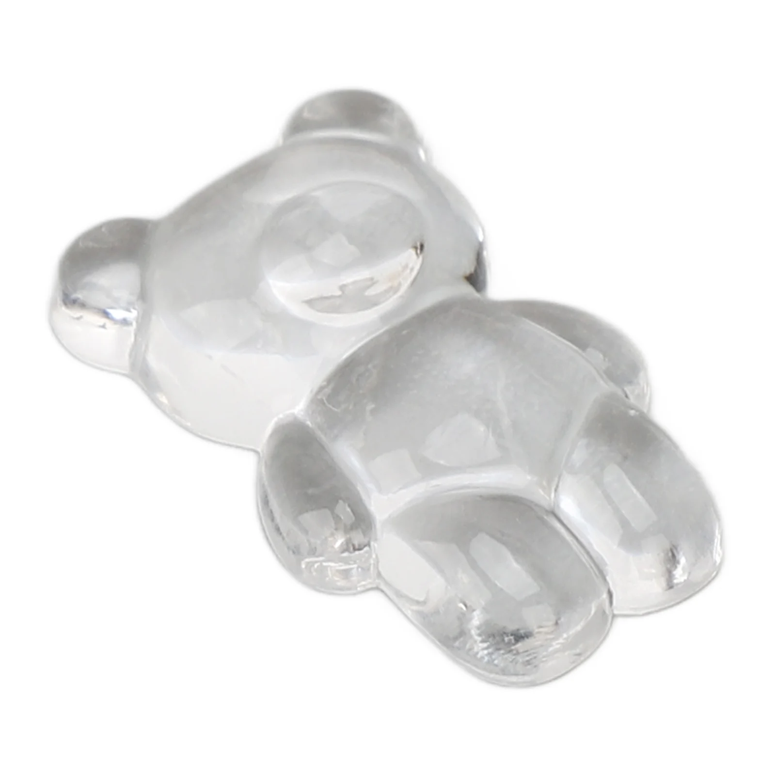 Nail Polish Color Card Transparent Acrylic Cute Cartoon Bear Shaped Nail Art Color Display Card Polish Color Display Card
