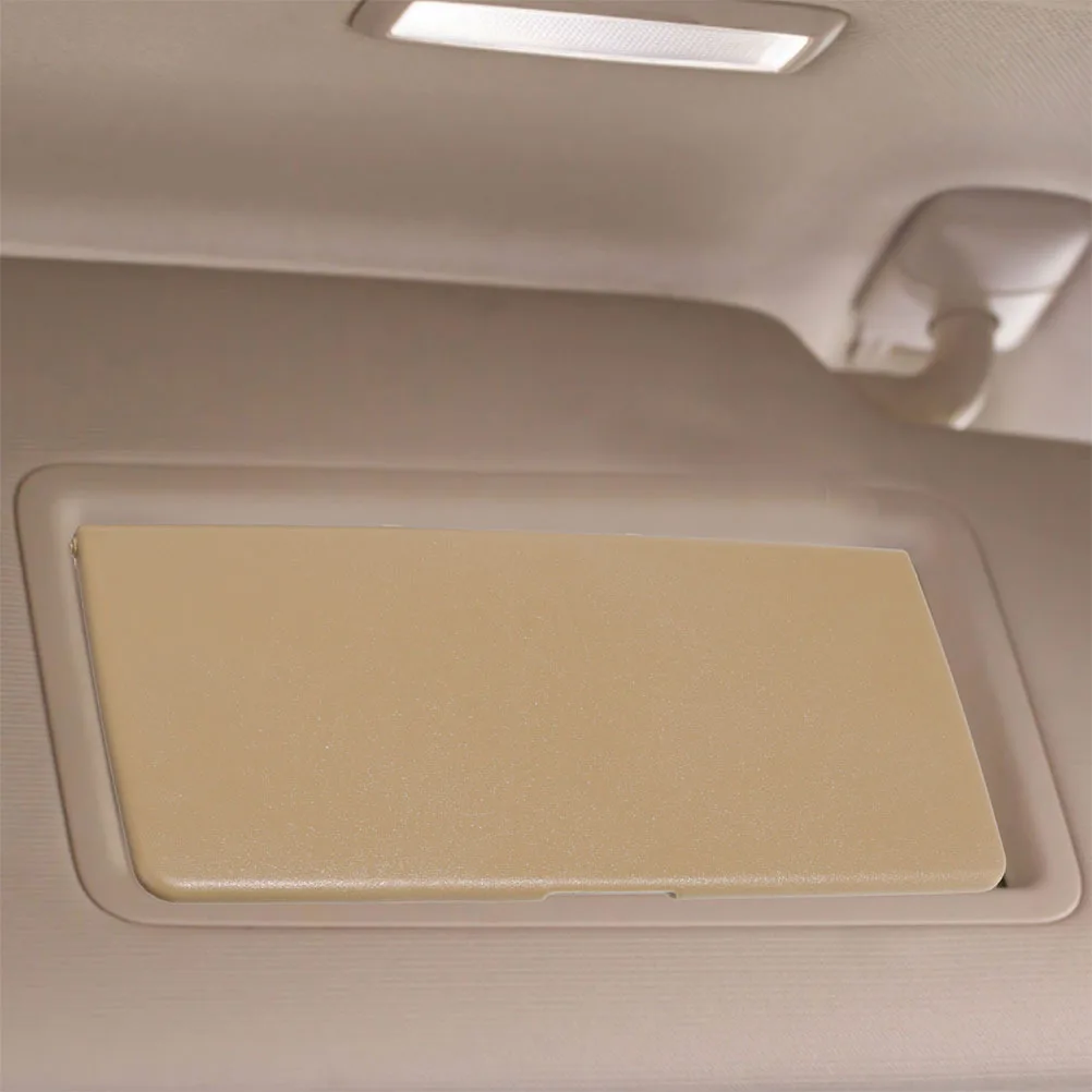 

2pcs Makeup Cover For Vehicle Sun Visor Vanity Mirror Replacement Inside Car Auto Mirror Visor Cover Suvs Trucks