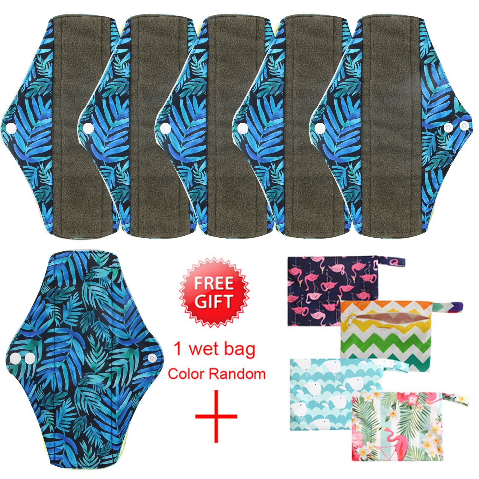 Daily Pads for Monthly Reusable Gaskets Sanitary Pad Pouch Panties for Periods Absorbent Menstrual Panties Women to Towels Care
