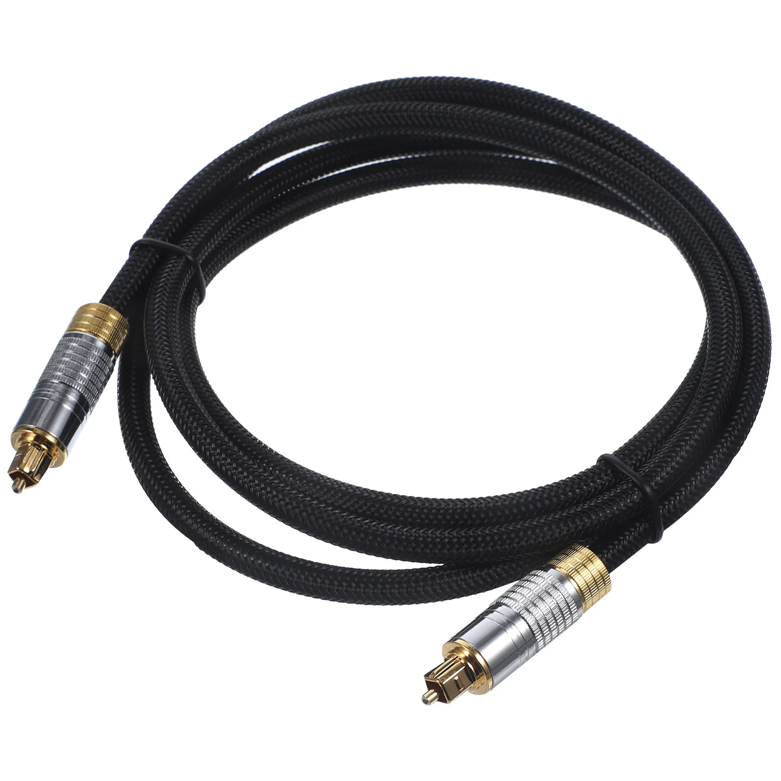 

Digital Optical Audio Cable 1.5m Optical Fiber Male to Male Cord Compatible Sound Bar Game Console